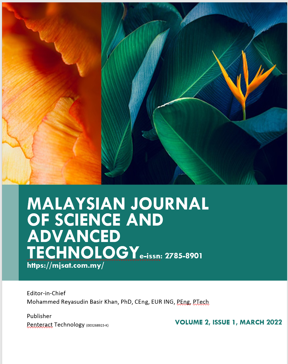 					View Volume 2, Issue 1, March 2022
				